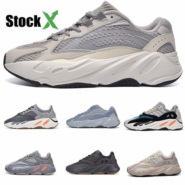 

reflective 700 wave runner kanye west v2 solid grey static magnet teal carbon blue runing shoes men designer shoes men women static sn#dsk70