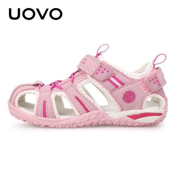 

2020 uovo new boy sandals little boy пляжные сандалии для детей big kid girls summer shoes size 2 3  5 6 7 8 9 10 11 12 13 год t200427, Black;red