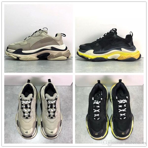 

paris 17fw triple-s shoe sneaker 2019 luxury dad shoes mens women brand designer casual fashion sports basketball shoe