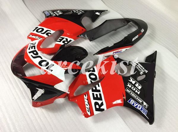 

новый abs мотоцикл полный обтекатели комплекты, пригодный для honda cbr600 fs f4 1999 2000 99 00 кузовостроение набор black red light