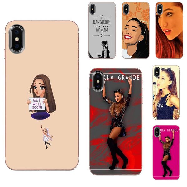 

custom ariana grande for xiaomi redmi note 2 3 3s 4 4a 4x 5 5a 6 6a pro plus soft protector cases