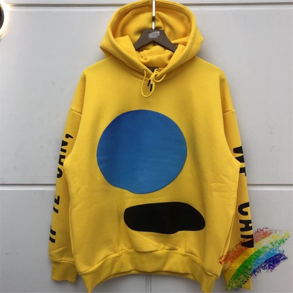 

3d digital printed pullover hoodie men women hip hop pullover yellow black
