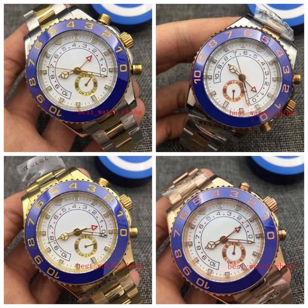 6 estilos de alta qualidade mais vendidos 44 mm 116680 116681 116688 116689 cerâmica asiática 2813 relógio mecânico automático masculino