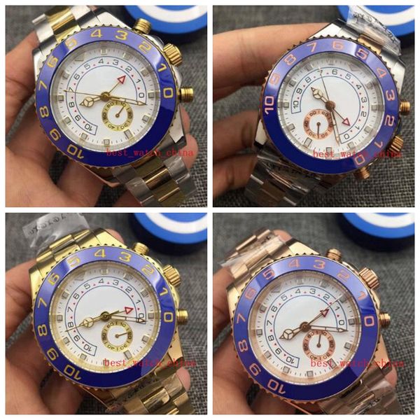 

6 style elling 44mm 116680 116681 116688 116689 ceramic asia 2813 automatic mechanical mens watch watches, Slivery;brown