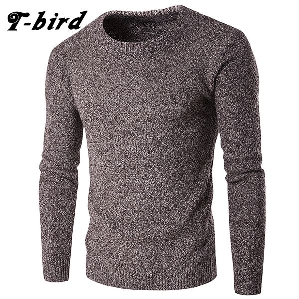 

t-bird fashion 2017 new brand men sweaters pullovers knitting warm designer men's slim fit casual knitted man knitwear xxl, White;black