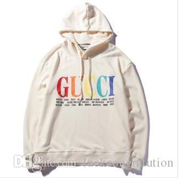 

2019selling mens clothing homme hooded sweatshirts mens women brand designer hoodies high street print hoodies pullover winter sweatshirts, Black