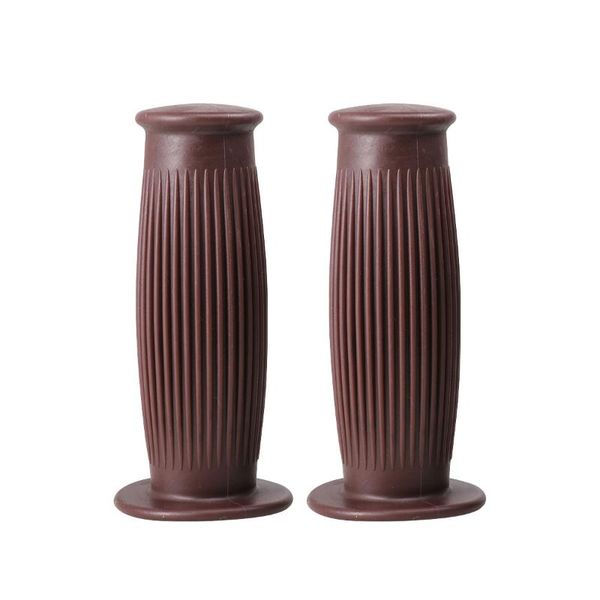 

1 pair motorcycle vintage tpu handlebar cover universal striped bike grips non-slip bicycle handlebar grips random color 22/24mm