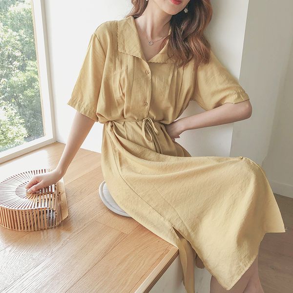 

дизайнер женское платье марка лето французский ниша ретро над коленом ленивый роскошный дизайн свободный с коротким рукавом талии длинное пл, Black;gray