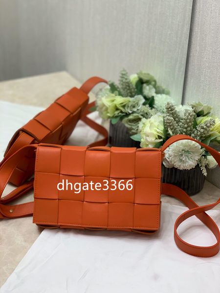 

new ladies shoulder bag clutch bag fashion bag with bandwidth double-sided napa lambskin strip with rectangular weaving dhl