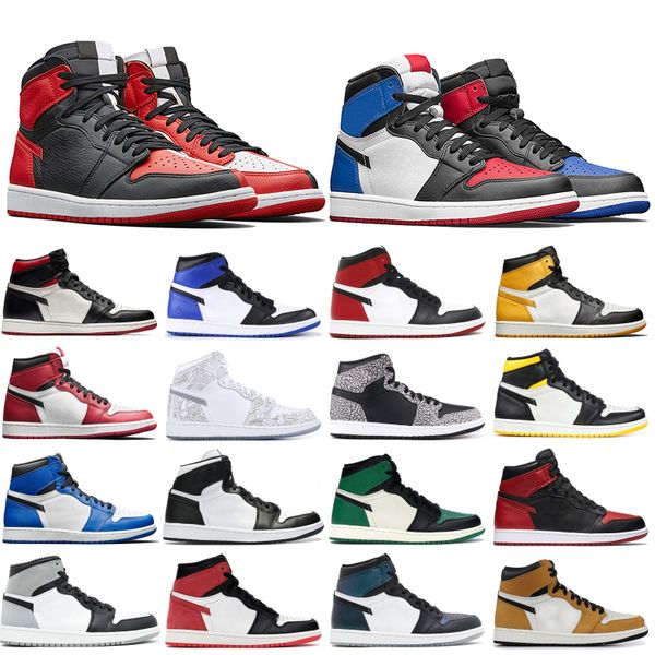 

new high 1 3 mens basketball shoes unc 1s og bred toe chicago banned game royal multicolor shadow designer shoes sport sneakers trainers