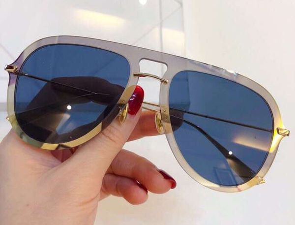 

gold blue pilot sunglasses sun glasses 57mm mens sunglasses sonnenbrille gafas de sol new with box, White;black