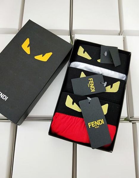 

2020 with box men underwears boxers mens shorts boxersoft men, Black;white