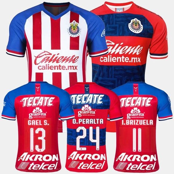 

2019 20 guadalajara chivas soccer jerseys pulido vega zaldivar maxico club futbol camisetas football camisa shirt, Black