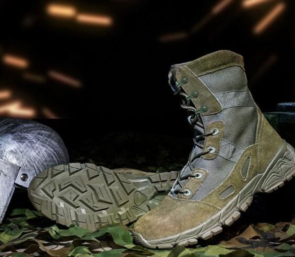 Männer Martin Stiefel luftdurchlässige taktische Militärstiefel Außenhandel große leichte Wüstenstiefel High-Top-Trainingssneaker Yakuda lokaler Online-Shop