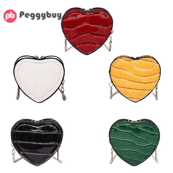 

прекрасные девушки сумка плеча сердце формы марка дизайнер женщины серпантин кожа crossbody сумка цепи помада плеча сумочку