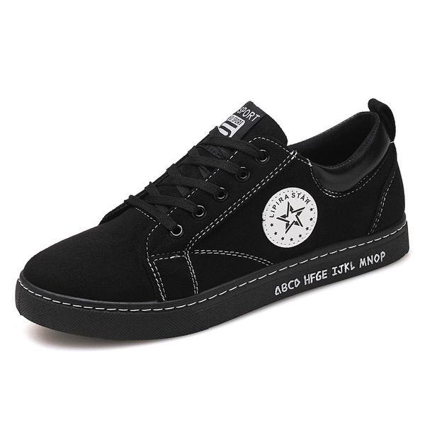 

2020 spring and autumn new men's casual shoes light and comfortable sneakers low-tide shoes stream fashion wild, Black