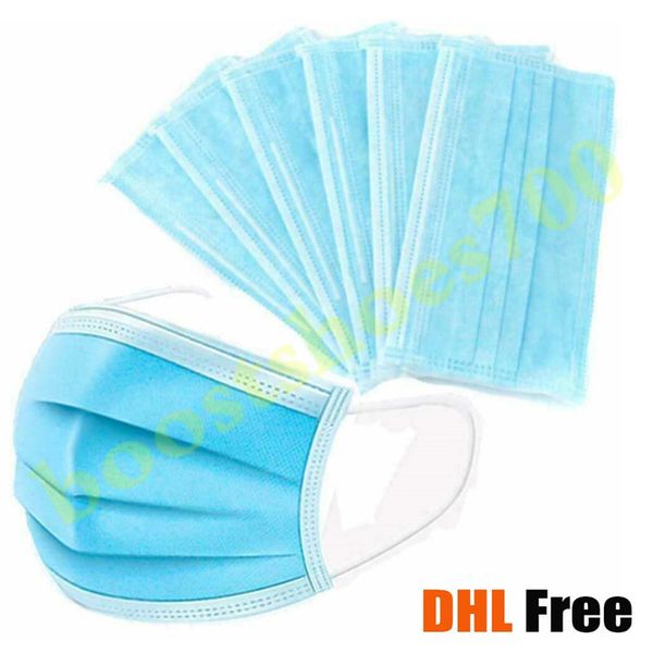 

оптовые одноразовые маски для лица 50 шт пылезащитные антибактериальные вирусные дышащие защитные маски для лица бесплатная доставка dhl в н