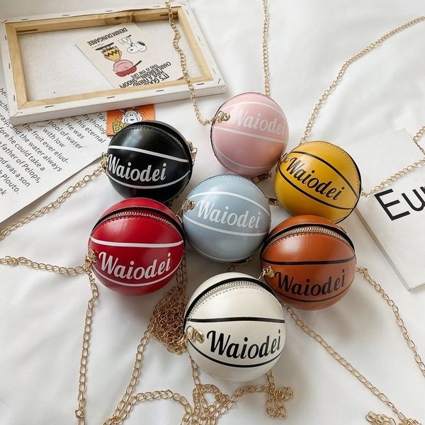 

wazzi children's personalized basketball basketball boys and girls 2020 personalized versatile messenger bag chain single shoulder smal