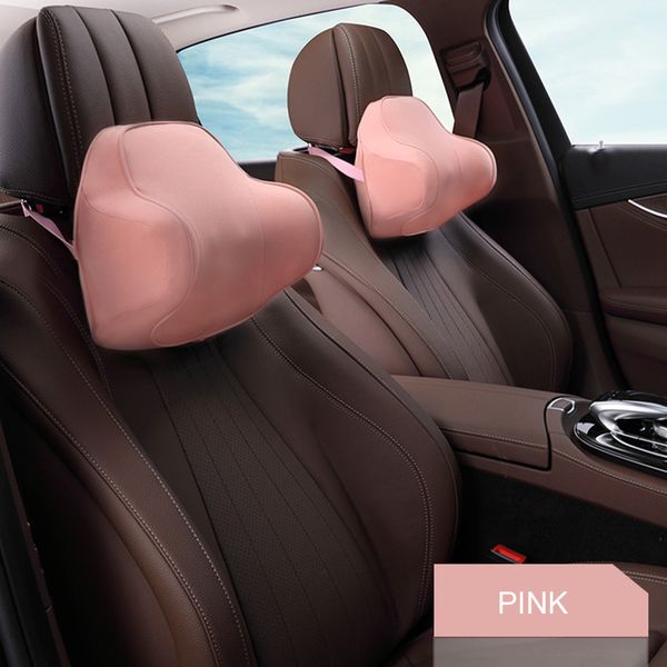 

car interior memory foam headrest car interior pillow seat pillow safety accessories carbon fiber seat
