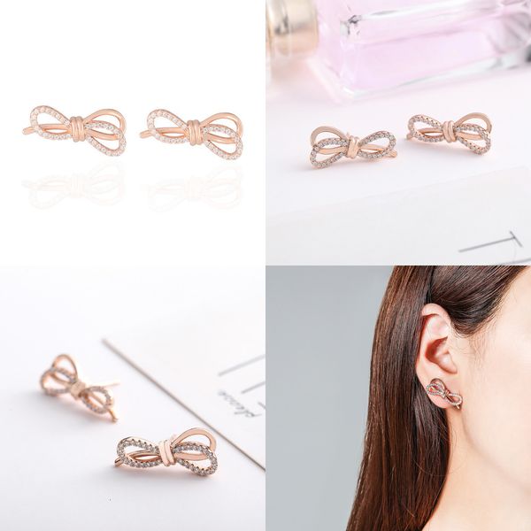 

concise temperament rose gold ear nail earring woman fashion earrings faux leather earrings ladies designer earrings pandora, Silver