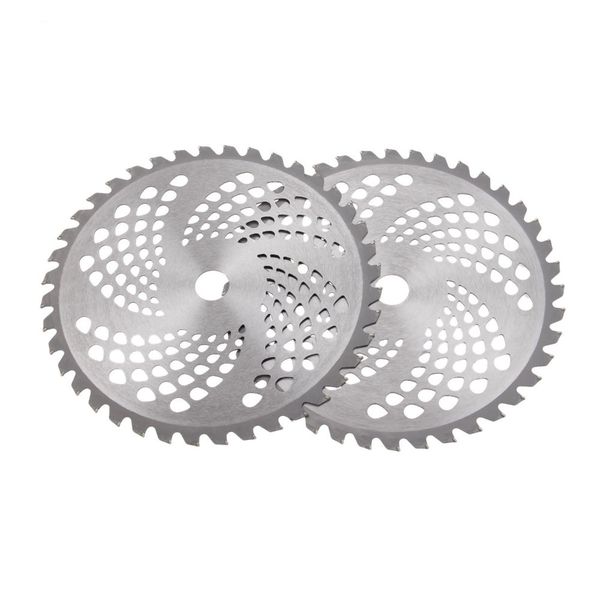 

durable 40/60-teeth steel alloy grass trimmer blade replacement lawn mower blade garden tools circular grass cutter brush saw