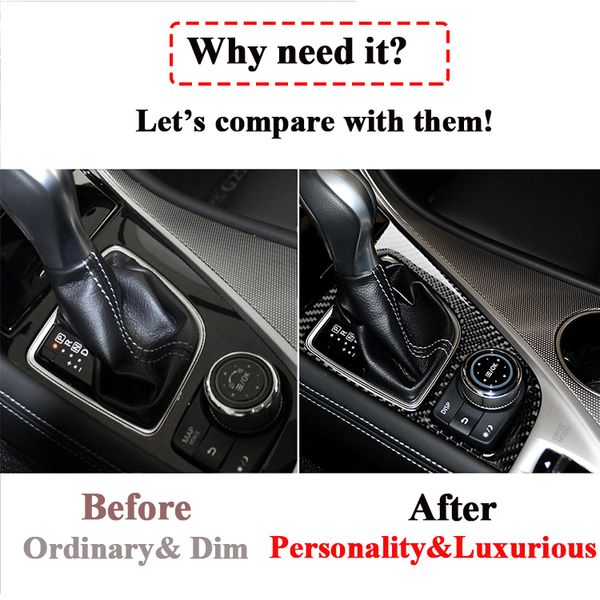 

carbon fiber lhd carbon fiber gear shift panel cover trim soot cover for infiniti q50 q60 interior mouldings