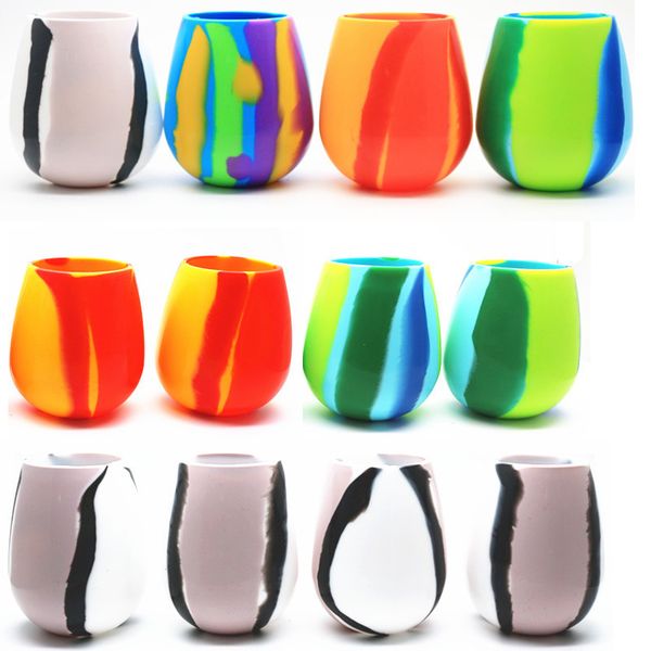 

силиконовые пивные стеклянные чашки камуфляж разборные чашки без посуды посуда кофе питьевая кружка вино стакан подарки 4 цвета xd20759