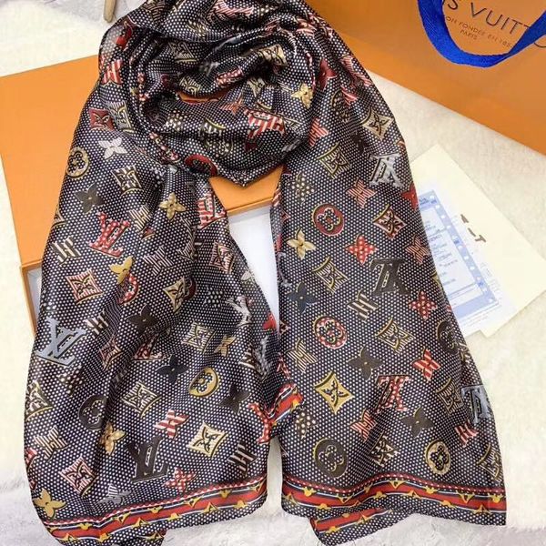 

European ilk carf for women women pring letter printed pa hmina carve ilk carf fa hion head carf