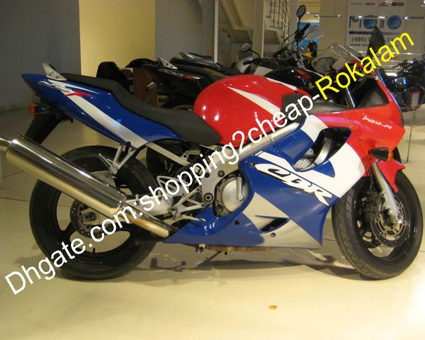 Parti Moto Shell per Honda CBR600 F4i CBR600F4i CBR 600 600F4i Kit carenatura moto rosso bianco blu 2004 2005 2006 2007 (stampaggio ad iniezione)