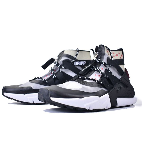 

huarache gripp кроссовки для бега женщины мужчины дрейф 6-го поколения застежка-молния функция высокого верха спортивные кроссовки