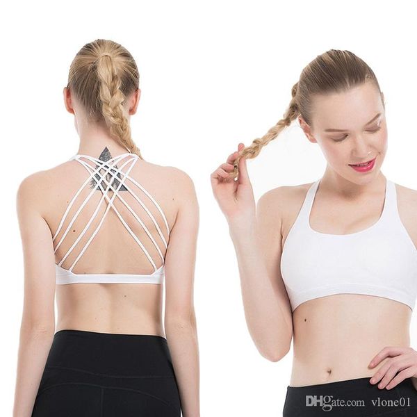

lu спорт camisoles bra top quality yoga lu женские дизайнер футболки gym vest workout бюстгальтер женщины одежда tank top размер xs-xl, Black;white