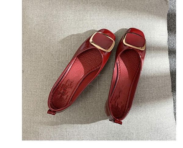 

2020 spring and autumn with new style fashion low heel square head women's shoes @mqwbh787, Black