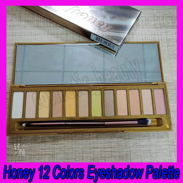 

2019 макияж New Eye Мед Eyeshadow палитр 12 цветов Натуральный матовый Водонепроницаемый до