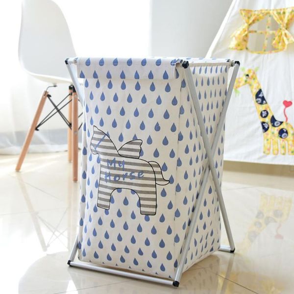 

fashion folding storage baskets laundry basket thick storage basket aluminum