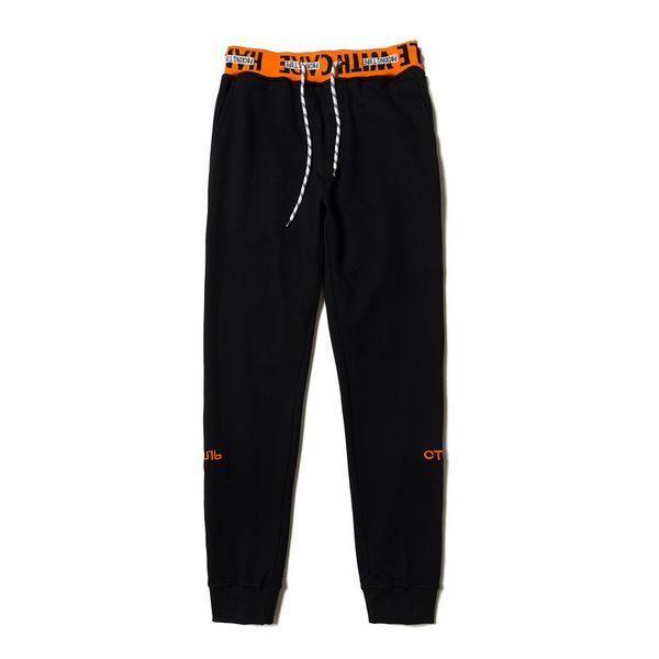 

Heron Preston 19ss Mens Jogger Pants Spring Autumn Thin Fashion HIPHOP Skateboard Sports Pants Trousers
