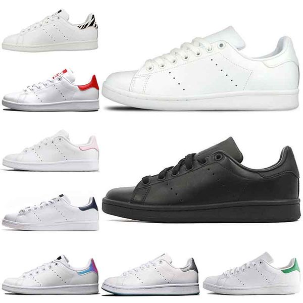 

2019 classic smith stan black shoes white casual leather female men women zapatillas deportivas mujer lovers sapatos superstar casual shoes