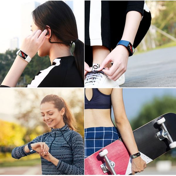 

dtno.1 dt58 fitness tracker sports smart wristbands heart rate variability blood pressure ecg monitor faces smart bracelet 2019