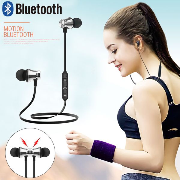 

wireless bluetooth earphone sport headset for xiaomi for iphone 8 x stereo earbuds earphones fone de ouvido with mic#zhzsghjxhgjkl, Red;brown