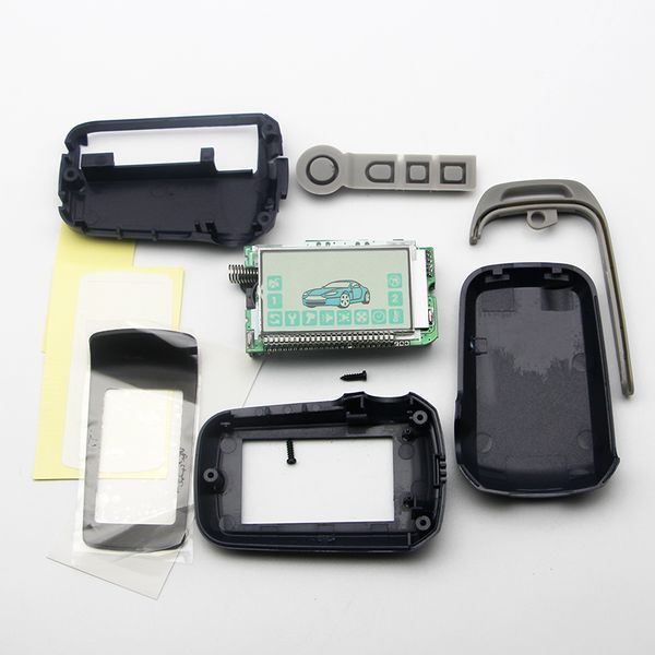 

a94 starline russian keychain version lcd remote controller for starline a94 twage keychian fob two way car alarm system