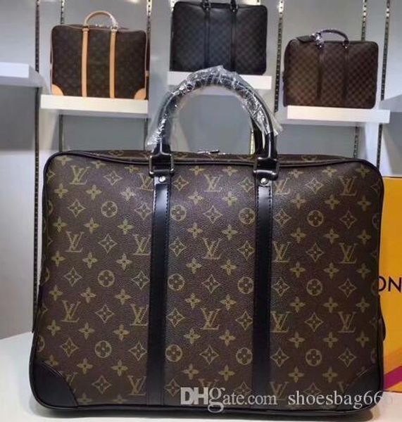 

ER Luxury Brand Men Bag Genuine Leather Mens Bags Top Quality District Men Bag Real Leather Men briefcase Bags