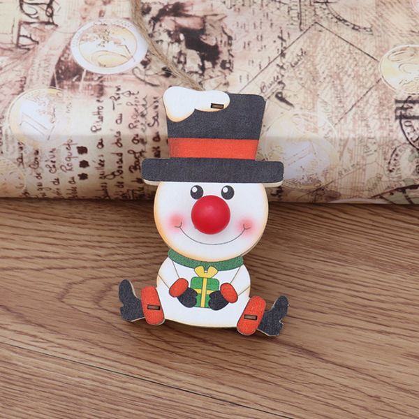

crafts kids gift decorative props ornament festival handmade battery powered illuminated wooden hanging pendant christmas tree