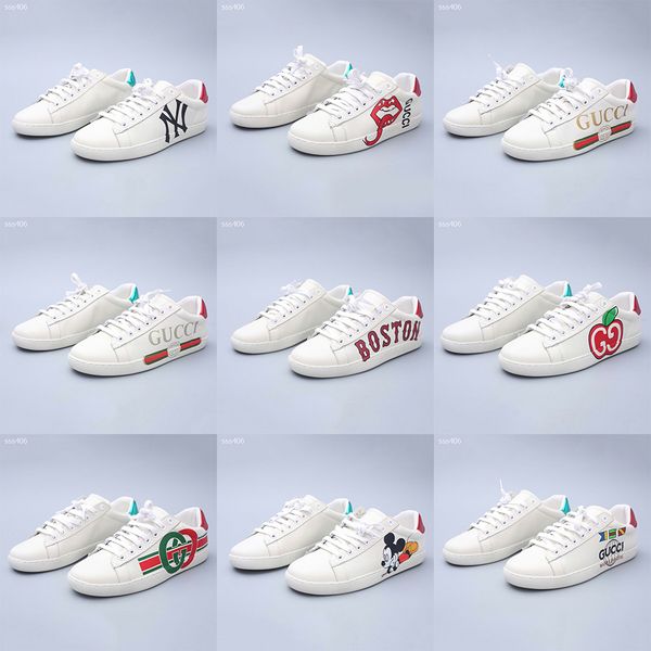 

2020 latest women's fashion simple low-genuine leather casual shoes white flat bottom shoe running sports skateboarding ones size 36-42