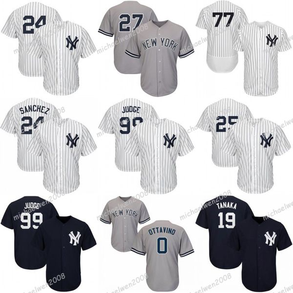 

New York Nestor Adam Ottavino James Paxton Masahiro Tanaka Austin Romine Gary Sanchez Mike Ford Didi Gregorius Yankees Jersey