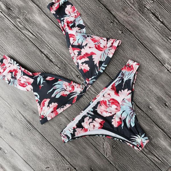 

womail brand swimwear women women print push-up padded bra beach bikini set swimsuit swimwear 20