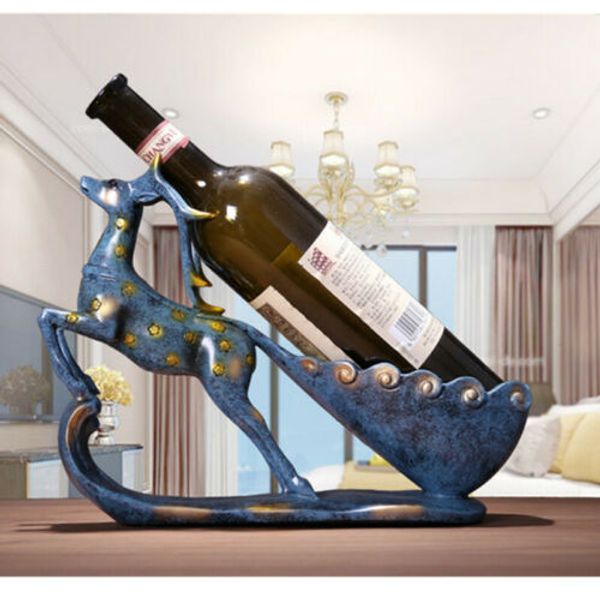 

wine stand furnishing bar table home furnishing ornaments red wine rack articles deer