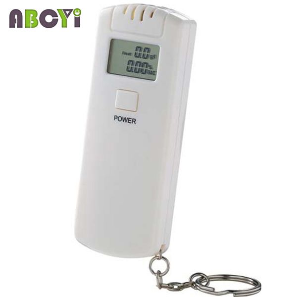 

100pcs selling lcd display breathalyzer breath alcohol analyzer keychain car gadget with retail box, low price dropshippi