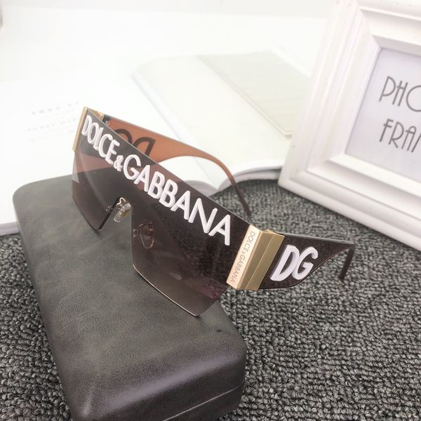 

luxury designer oversized women sunglasses fashion uv400 polarized woman's glasses metal round sunglasses with box -13, White;black