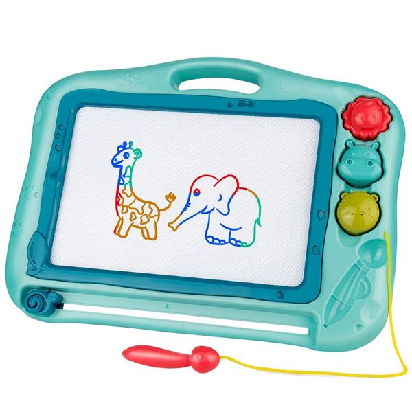 

children's magnetic drawing board, color rewritable magnet writing sketch pad, children's graffiti board, writing with ma