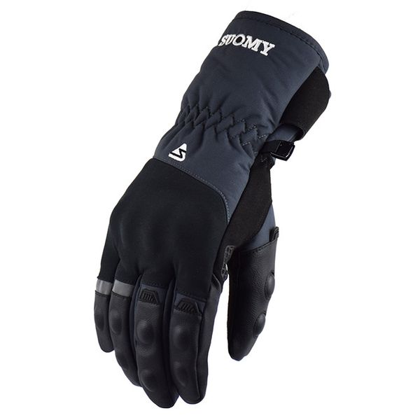 

scooter autobike moto racing windproof glove touch screen gloves, Black