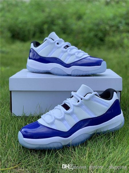 

new high air authentic 11 low wmns concord basketball shoes 11s men women white black retro athletic sneakers with box av2187-160